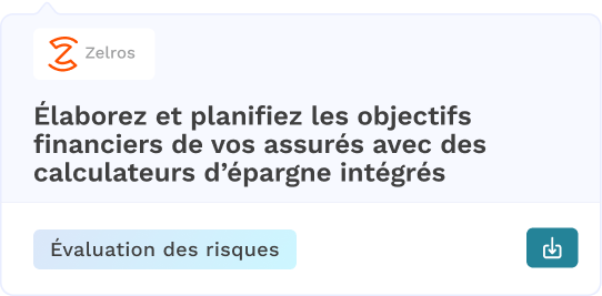 Élaborez et planifiez les objectifs financiers de vos assurés avec des calculateurs d’épargne intégrés