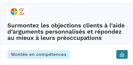 Surmontez les objections clients a l'aide d'arguments personalises