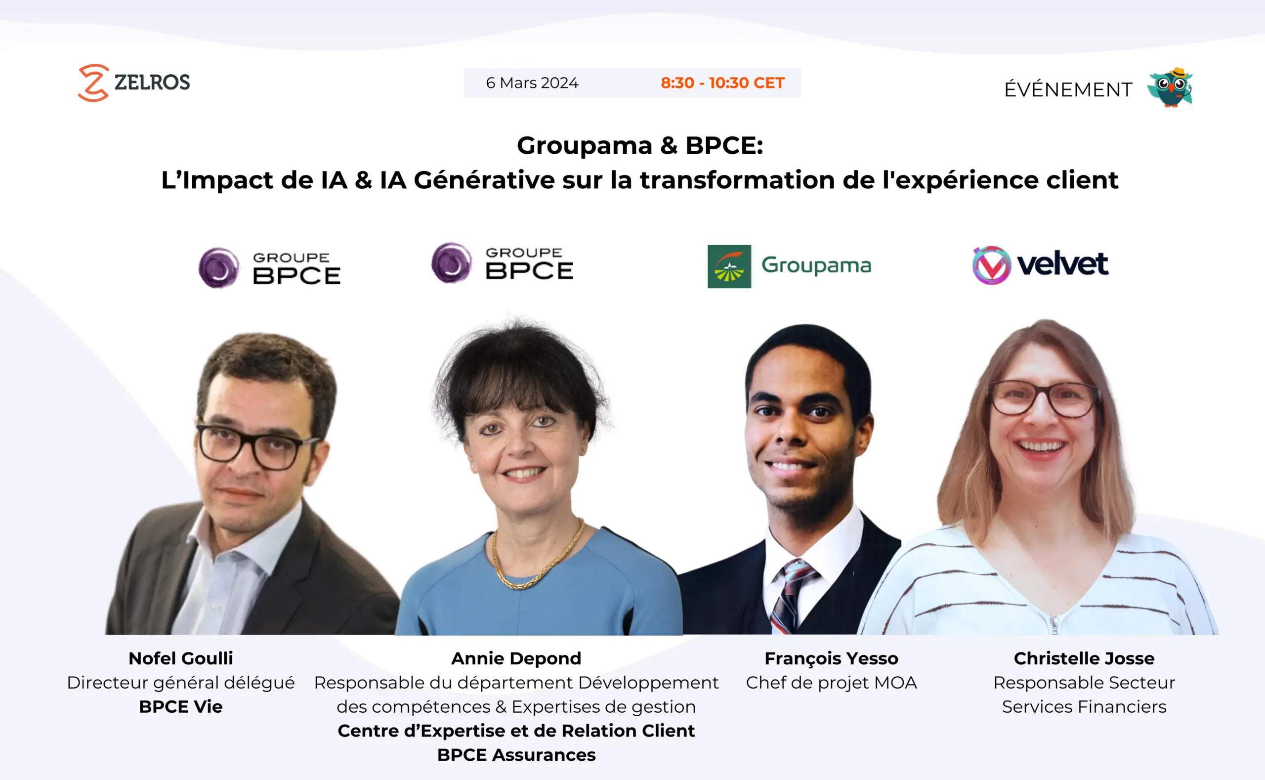 Intervenants: Groupama & BPCE : L'impact de IA et IA Générative
