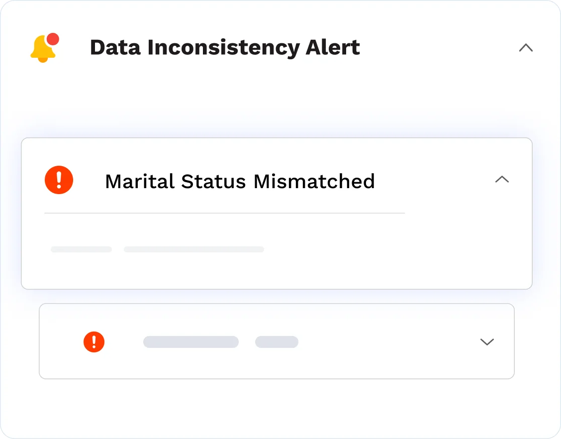Data Inconsistency Alert