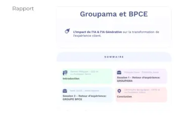 [Rapport] Groupama & BPCE: L’Impact de IA & IA Générative sur la transformation de l’expérience client