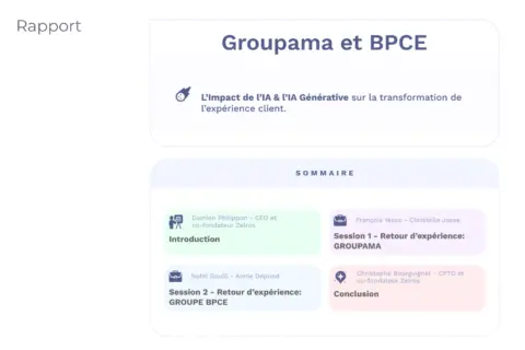 [Rapport] Groupama & BPCE: L’Impact de IA & IA Générative sur la transformation de l’expérience client