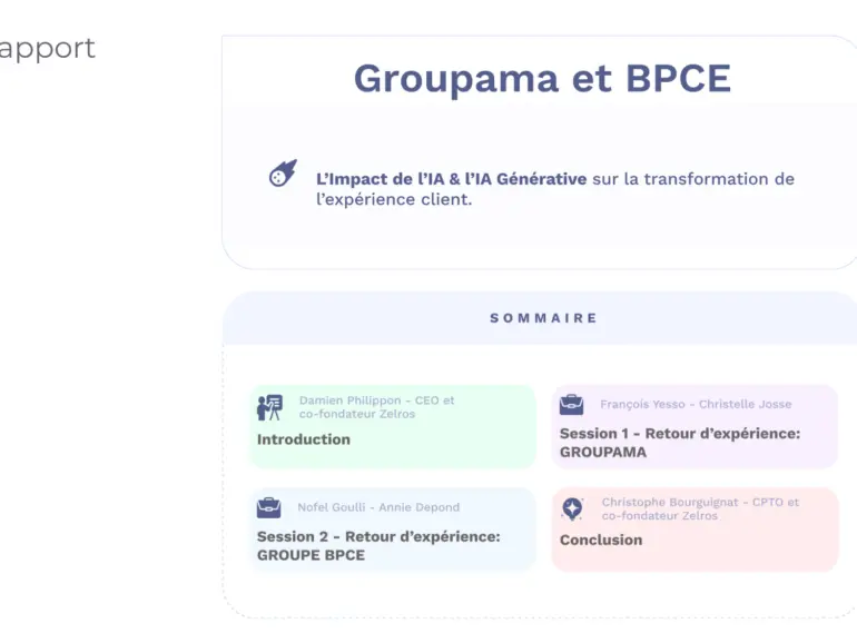 [Rapport] Groupama & BPCE: L’Impact de IA & IA Générative sur la transformation de l’expérience client